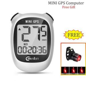 gps bicycle computer meilan m3 speedometer 1.6 inch lcd bike odometer mtb wireless cycling satch with 1pcs taillight