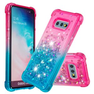 gradual glitter phone case for samsung a20 a30 a50 a70 a7 2019 shockproof liquid quicksand cover for samsung galaxys10 s9 plus m20 a10 a9s