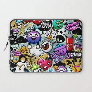 graffiti fun Computer Cover by mark ashkenazi - Laptop Sleeve - 13"