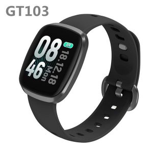 gt103 bluetooth smart watch 1.3 inch ips full touch screen fitness tracker heart rate sports smart bracelet wristband for iphone 11 xiaomi