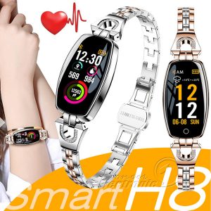 h8 women smart wristband fitness bracelet smartwatch heart rate monitor blood pressure blood oxygen smart band gift for lady