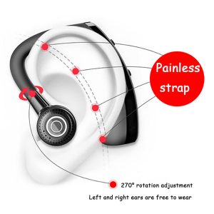 headphones wireless earbuds tws business bluetooth earphones ear-hook csr stereo with voice control single ear headphones 2pcs delivery