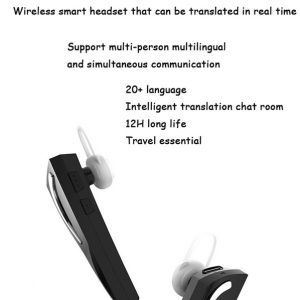 headphones wireless earbuds tws smart wireless earphones instant translator bluetooth headphone 5.0 single headset 2pcs delivery