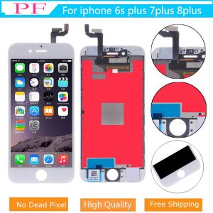 high brightness quality a+ lcd display for iphone 6s 7 8 plus 3d touch screen digitizer assembly replacement no dead pixel