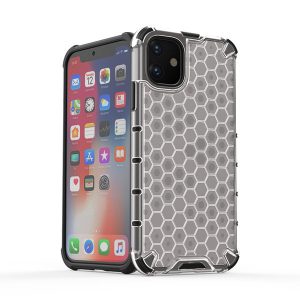 honeycomb hybrid armor clear shockproof phone case for iphone 11 pro xs max xr 6 7 8 plus samsung s10 note 10 plus a10s a20s a50 m30 huawei