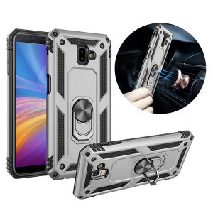 hybrid armor metal ring stand magnetic car case for samsung a6 a8 a7 a9 2018 a750 a9s j337 j737 j3 j7 j2 prime j5 pro j4 j6 plus j2 core