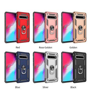 hybrid armor shockproof case for samsung galaxy s10 plus 5g y7 y9 prime 2019 a80 a10 note 10 s8 cover car magnetic suction with metal ring