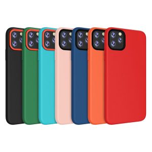 hybrid dual color imitated liquid silicone tpu shockproof full cover case for new iphone 11 pro max 5.8 6.1 6.5 2019 x xs xr 8 7 6 6s plus