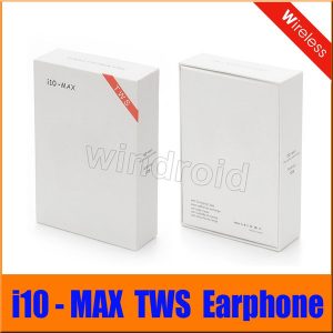 i10 max tws wireless bluetooth headphones 5.0 in-ear earphones earbuds headset with button control charging box for all iphone android white