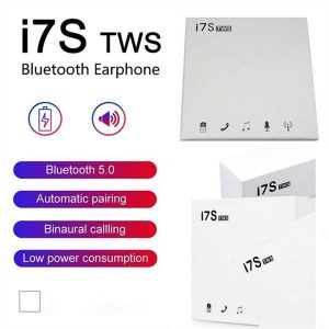 i7s tws bluetooth headphones true earbuds mini wireless earphones headset with mic stereo v5.0 for cell phone android with retail package