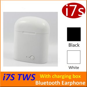 i7s tws wireless bluetooth earphones earbuds with charging box headphones twins mini bluetooth earbuds for iphone x ios android st