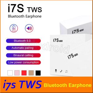 i7s tws wireless bluetooth headphones earbuds earphone with charging box twins mini bluetooth earbud for iphone x ios android + retail box