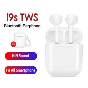 i9s tws earphones wireless bluetooth earphones wireless headsets earbuds bluetooth 5.0 earpieces for xiaomi iphone earphones