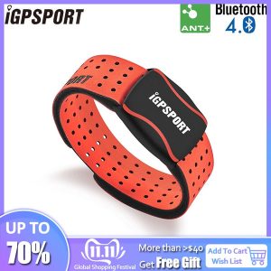 igpsport cycling heart rate monitor hr 60 ant+ ble connect bike computer smart phone ipx7 rechargeable sport sensor equipment