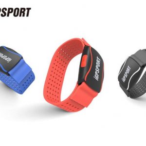 igpsport hr60 heart rate monitor arm pelectric heart rate monitor led light warning support bicycle computer & mobile app