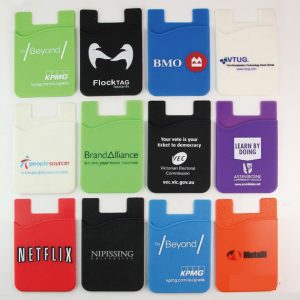 imprint customized logo universal case 3m sticky phone wallet silicone self adhesive card pocket covers credit card holder for mobile phone