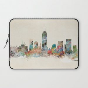 indianapolis indiana skyline Computer Cover by bri.buckley - Laptop Sleeve - 13"