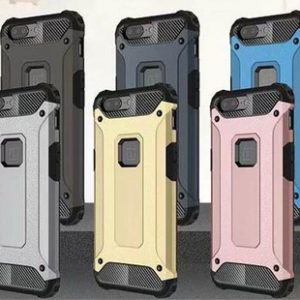 ironman hybrid case for huawei (y7 y6 prime y9 y5)2018 honor play 8x durable hard pc+tpu layer plastic armor shockproof defender phone cover