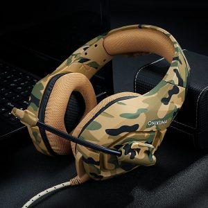 it's good when used. onikuma k1 casque camouflage ps4 xbox one headset mic stereo gaming headphones for cell phone lappc