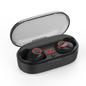 j29 tws wireless headphones bluetooth 5.0 earphones waterproof led display headset mini stereo hifi sport earbuds deep bass with mic