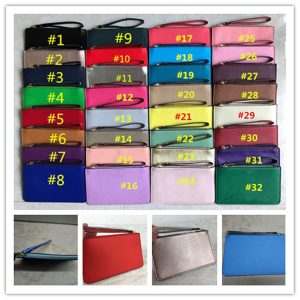 ks wristlet zipper coin purse pu leather wallets handbags with lanyard design clutch bags changed pouch women fashion totes card holder