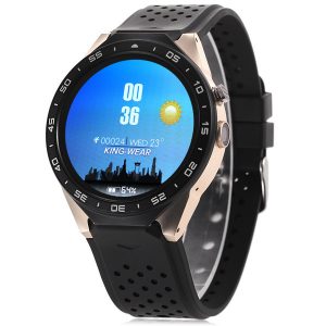 kw88 mtk6580 android 5.1 os smart watch phone 400*400 screen quad core smartwatch support sim pedometer heart rate