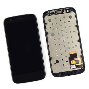 lcd display digitizer assembly with frame for motorola moto g forte xt1032 xt1039 xt1033 replacement black