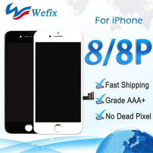 lcd display replacement for iphone 8 & 8 plus touch screen digitizer full assembly & dhl shipping