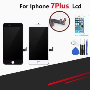 lcd for iphone 7 plus display touch screen digitizer assembly replacement for iphone 7 7 plus lcd screen pantalla + tempered glass