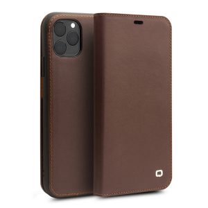 leather case for iphone11 handmade business cover with card slots