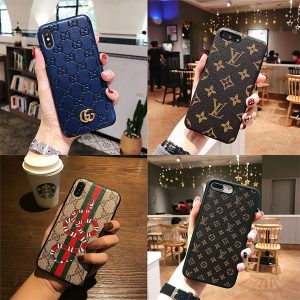 leather designer phone cases for iphone 11 11pro max xr xs max 7 8 plus case fashion brand soft luxury phone cases