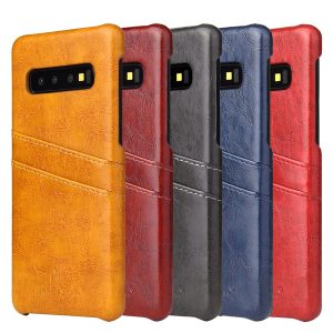 leather protective cover for samsung galaxy s10 s9 plus note 8 s7 edge card money holder shockproof back cover for samsung s8 plus