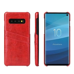 leather protective cover for samsung galaxy s10 s9 plus note 8 s7 s8 card slot pocket shockproof back cover for samsung note 10