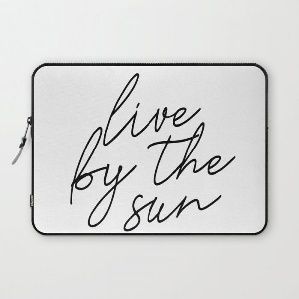 live by the sun love by the moon (1 of 2) Computer Cover by b&w type - Laptop Sleeve - 13"