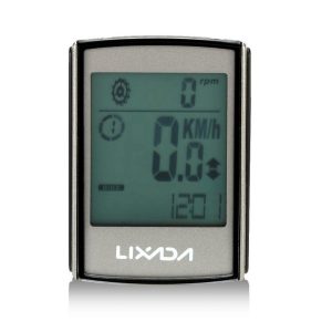 lixada 2-in-1/3-in-1 waterproof wireless bike bicycle computer speed cadence multifunctional large lcd screen cycling computer