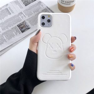 luxury designer cell phone case pu leather famous cartoon case for iphone x xs xr xs 11 pro max 6s 7 7plus 8 8plus cover