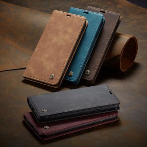 luxury leather flip wallet case for iphone 11 pro max x xs xr 8 7 6 plus galaxy s10 s10e note 10 9 8 s9 s8 plus wallet cover