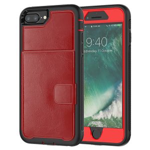 luxury leather phone case and wallet credit card holder cover with kickstand for iphone xs max x 6s 7 8 plus samsung note 8 9 s8 s9 s10 plus