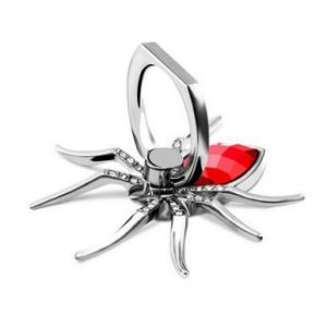 luxury metal spider bling finger ring holder 360 rotate phone standdiamond mobile phone holder finger stand for iphone samsung 300pcs