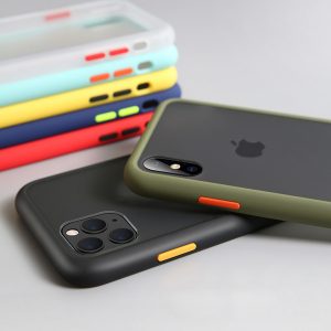 luxury shockproof case for iphone x xr xs max silicone translucent matte phone cover for iphone 11 pro max 7 8 plus case