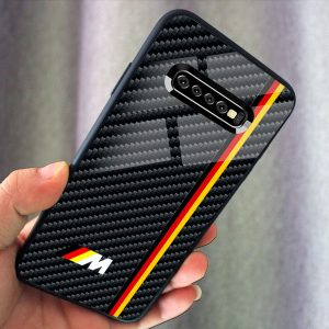 luxury soft tpu glass car logo audi m power bmw series rs phone case amg for samsung galaxy note10 s9 plus note 9 s10 plus s10e