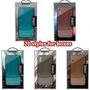 luxury universal pvc retail package phone case packaging box plastic boxes with insert for iphone x 8 7 6 plus samsung s8 s9 custom logo