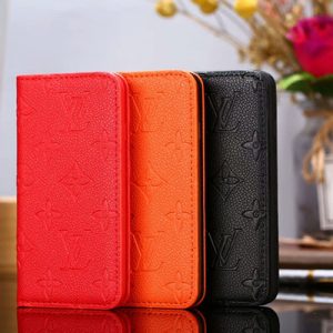 luxury wallet designer pu leather phone case for iphone x xs max xr 8plus 8 7plus 7 6 6s brand flip smartphone cover cases anti-shock shell