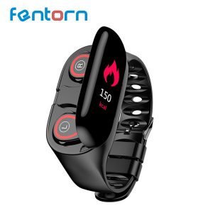 m1 smart watch heart rate monitor women men with bluetooth earphone fitness tracker blood pressure smartwatch ios