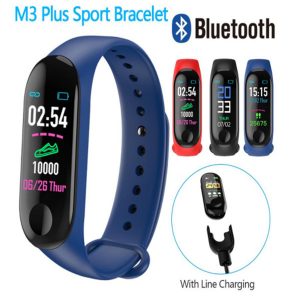 m3 plus smart bracelet heart rate blood pressure health waterproof smart watch m3 pro bluetooth watch wristband fitness tracker