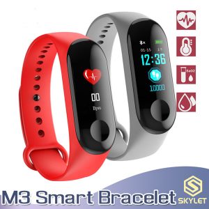 m3 smart bracelet fitness tracker with heart rate watches for smart cellphones id115 plus 116 plus y7 q1 watch band with retail box