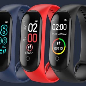 m4 smart band watch with fitness tracker bracelet sports heart rate blood pressure smartband monitor health strap for fitness tracker