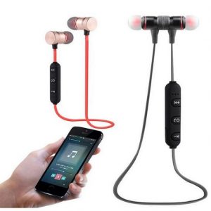 m5 bluetooth headphones magnetic metal wireless running sport earphones earset with mic mp3 earbud bt 4.1 for iphone samsung lg smartphone