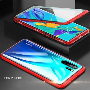 magnetic adsorption case for huawei mate 20 pro 10 p20 lite shockproof case for p smart 2019 p30 lite tempered glass back cover