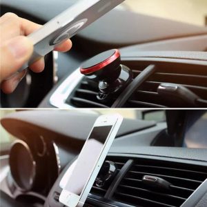 magnetic car mount air vent stand universal car phone holder mini magnet bracket for smartphone phone car holder stands with retail box